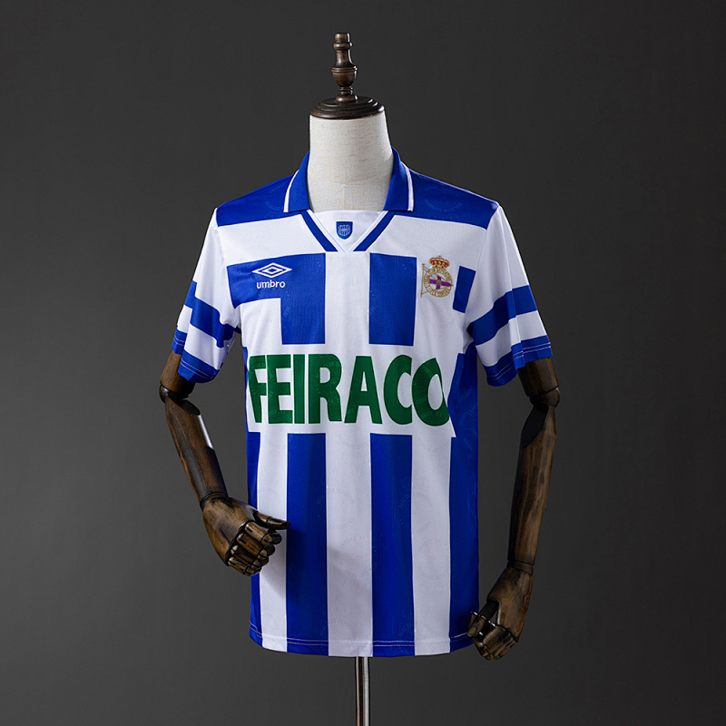 Camiseta Retro Deportivo La Coruña 94-95 Local S-XXL